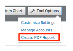 Create PDF report in Raven Tools